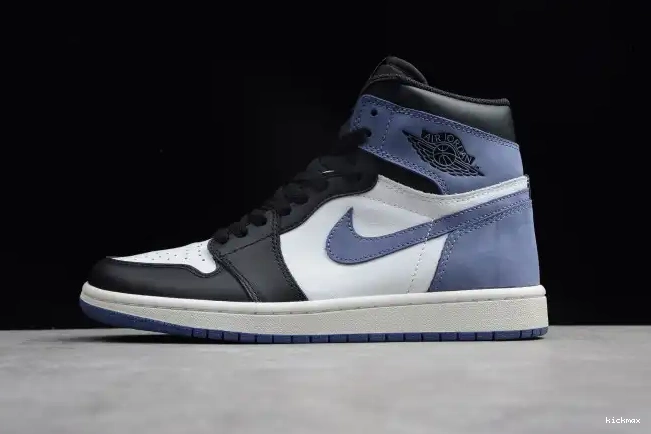 Rep Blue Jordan OG 555088-115 Retro 1 Air Moon High 0523